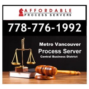 Downtown Vancouver Process Server - Process Server Downtown Vancouver